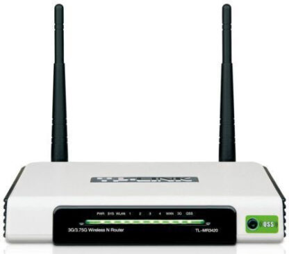 TP-LINK TL-MR3420 v1 Ασύρματο Router Wi‑Fi 4 με 4 Θύρες Ethernet