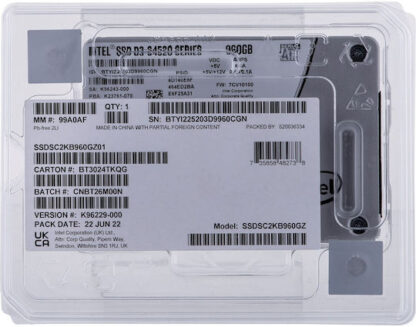 SSD Solidigm (Intel) S4520 960GB SATA 2.5  SSDSC2KB960GZ01 (DWPD up to 3)