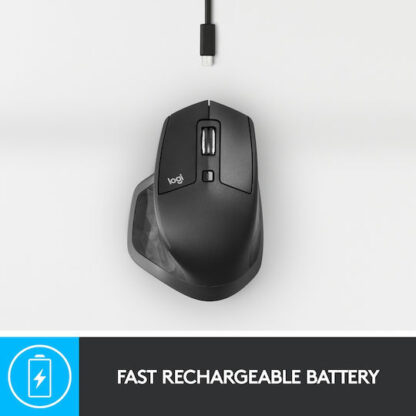 Logitech MX Master 2S Bluetooth Edition Ασύρματο Ποντίκι Graphite