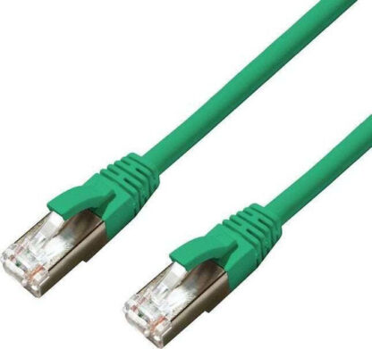 Microconnect S/FTP Cat.6a Καλώδιο Δικτύου Ethernet 0.25m Πράσινο 1τμχ Κωδικός: MC-SFTP6A0025G