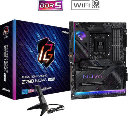 ASRock Phantom Gaming Nova Z790 Wi-Fi Motherboard ATX με Intel 1700 Socket