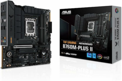 Asus TUF Gaming B760M-PLUS II Motherboard Micro ATX με Intel 1700 Socket