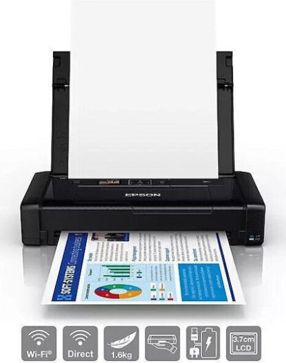 Epson WorkForce WF-110W Έγχρωμoς Εκτυπωτής Inkjet με WiFi και Mobile Print