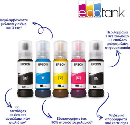 Epson EcoTank L5310 Έγχρωμο Πολυμηχάνημα Inkjet με WiFi και Mobile Print