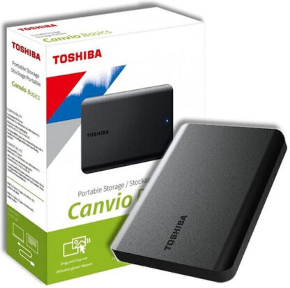 Toshiba Canvio Basics 2022 USB 3.2 Εξωτερικός HDD 4TB 2.5" Μαύρο