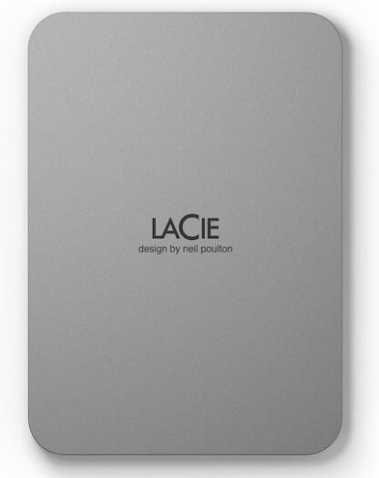 Lacie Mobile Drive USB 3.2 / USB-C Εξωτερικός HDD 4TB 2.5" Moon Silver
