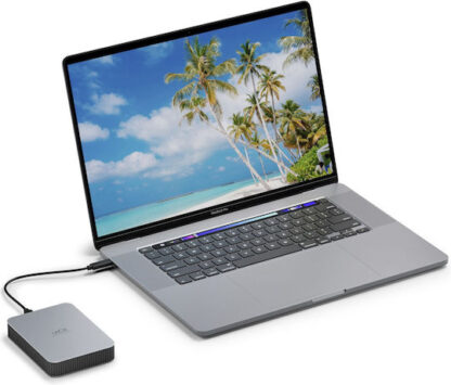 Lacie Mobile Drive USB 3.2 / USB-C Εξωτερικός HDD 4TB 2.5" Moon Silver