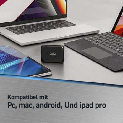 Crucial X10 Pro USB 3.2 Εξωτερικός SSD 2TB 2.5" Μαύρο