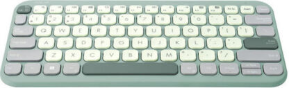 Asus Marshmallow KW100 Ασύρματο Bluetooth Πληκτρολόγιο Αγγλικό US Green Tea