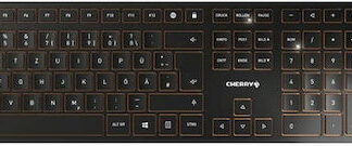 Cherry DW 9100 Ασύρματο Bluetooth Σετ Πληκτρολόγιο & Ποντίκι Αγγλικό US White/Silver