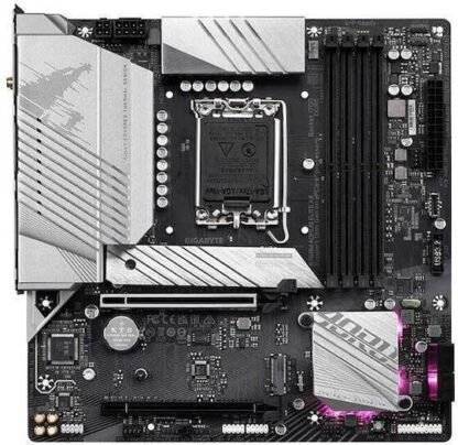 GIGABYTE B760M DS3H AX DDR4 Motherboard - Supports Intel Core 14th Gen CPUs  6+2+1 Phases Digital VRM  up to 5333MHz DDR4 (OC)  2xPCIe 4.0 M.2  Wi-Fi 6E  2.5GbE LAN  USB 3.2 Gen2