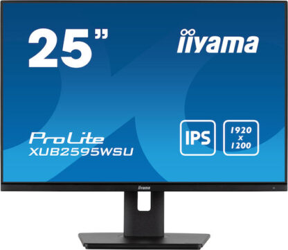 Iiyama ProLite XUB2595WSU-B5 IPS Monitor 25" FHD 1920x1200 με Χρόνο Απόκρισης 4ms GTG