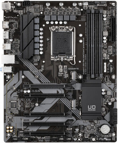 GIGABYTE B760 DS3H Motherboard - Supports Intel Core 14th Gen CPUs  8+2+1 Phases Digital VRM  up to 7600MHz DDR5 (OC)  2xPCIe 4.0 M.2  GbE LAN  USB 3.2 Gen 2x2