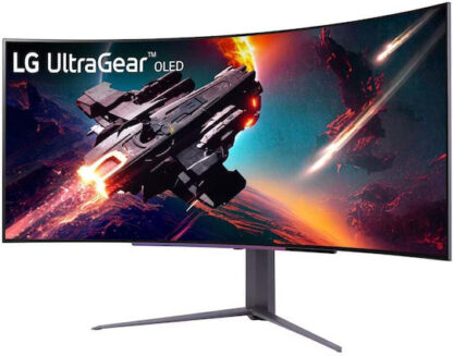 LG UltraGear Ultrawide OLED Curved Gaming Monitor 45" QHD 3440x1440 240Hz με Χρόνο Απόκρισης 0.03ms GTG