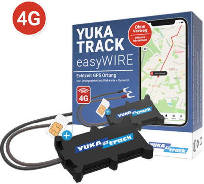 GPS Tracker IoT YUKAtrack EasyWire 4G AIO 4G/LTE για Αυτοκίνητα / Μηχανές / Φορτηγά