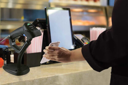 Datalogic Scanner Χειρός Ασύρματο με Δυνατότητα Ανάγνωσης 1D Barcodes QD2220-BKK1S