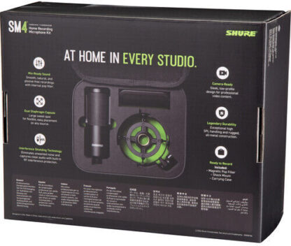 Shure SM4-K Ασύρματο Πυκνωτικό Μικρόφωνο Shock Mounted για Φωνητικά