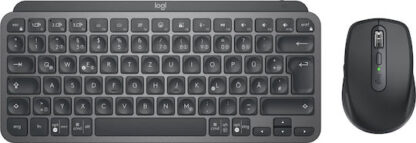 Logitech MX Keys Mini Combo Ασύρματο Bluetooth Πληκτρολόγιο Γερμανικό Γκρι