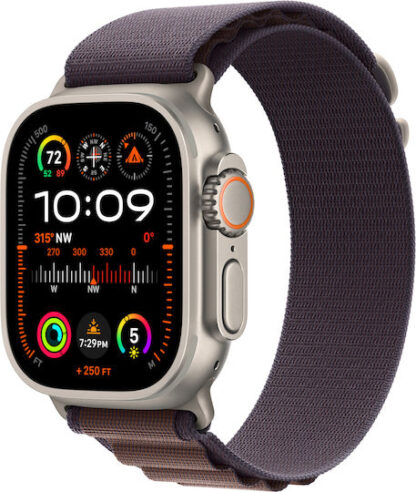 Watch Apple Watch Ultra 2 LTE 49mm Titanium Case with Alpine Loop L - Indigo
