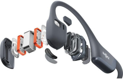 Shokz OpenRun Pro 2 Bone Conduction Bluetooth Handsfree Ακουστικά με Αντοχή στον Ιδρώτα Μαύρα