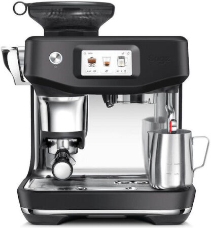 Sage Barista Touch Impress Αυτόματη Μηχανή Espresso 1700W Πίεσης 15bar με Μύλο Άλεσης Black Truffle
