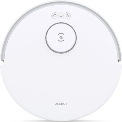 Ecovacs Deebot N20 Σκούπα Ρομπότ για Σκούπισμα & Σφουγγάρισμα με Χαρτογράφηση και Wi-Fi Λευκή