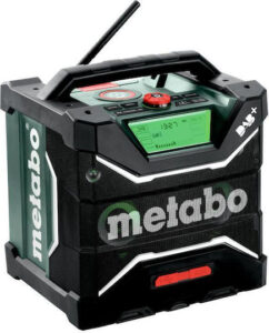 Metabo RC 12-18 Επιτραπέζιο Ραδιόφωνο DAB+ με Bluetooth Μαύρο