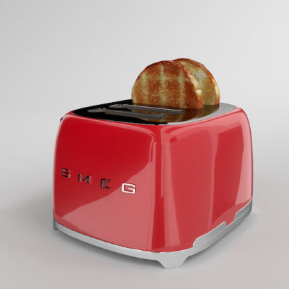 Smeg Φρυγανιέρα 4 Θέσεων 2000W Κόκκινη Κωδικός: 7479874