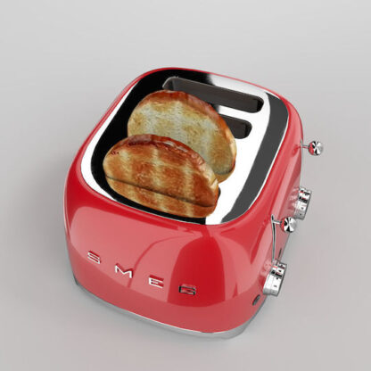 Smeg Φρυγανιέρα 4 Θέσεων 2000W Κόκκινη Κωδικός: 7479874