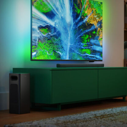 Philips Soundbar 320W 2.1 Bluetooth και HDMI με Ασύρματο Subwoofer και Τηλεχειριστήριο Γκρι TAB6309/10