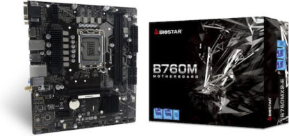 Biostar B760MX2-E DDR5 rev. 1.0 Motherboard Micro ATX με Intel 1700 Socket