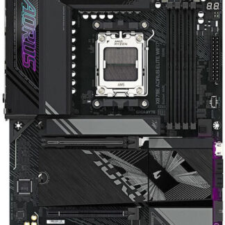 GIGABYTE X870E AORUS ELITE WIFI7 Motherboard - Supports AMD Ryzen 9000 CPUs  16+2+2 Phases Digital VRM  up to 8000Hz DDR5 (OC)  3xPCIe 5.0 + 1xPCIe 4.0  Wi-Fi 7  2.5GbE LAN  USB 4