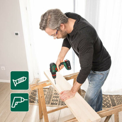Bosch AdvancedDrill 18 Δραπανοκατσάβιδο Μπαταρίας Brushless 18V 2x2.5Ah Κωδικός: 06039B5008