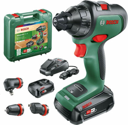 Bosch AdvancedDrill 18 Δραπανοκατσάβιδο Μπαταρίας Brushless 18V 2x2.5Ah Κωδικός: 06039B5008