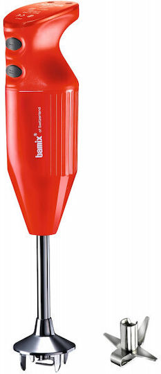 Bamix Mixer One Ραβδομπλέντερ με Ανοξείδωτη Ράβδο 160W Κόκκινο
