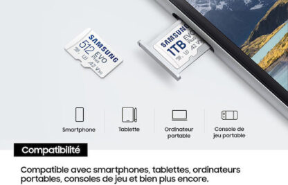 Samsung Evo Plus microSDXC 1.0TB Class 10 U3 V30 A2 UHS-I με αντάπτορα