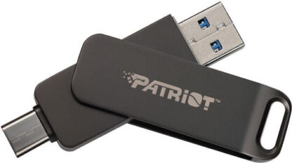 Flashdrive PATRIOT Rage R550 512GB 100 MB/S USB A+C Swivel Design (PE512GR550DSAD) Black