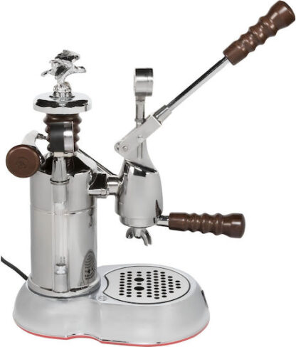 La Pavoni Esperto Abile Χειροκίνητη Μηχανή Espresso 950W Πίεσης 0.8bar Ασημί