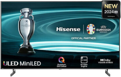 Hisense Smart Τηλεόραση 50" 4K UHD Mini LED 50U6NQ HDR (2024)