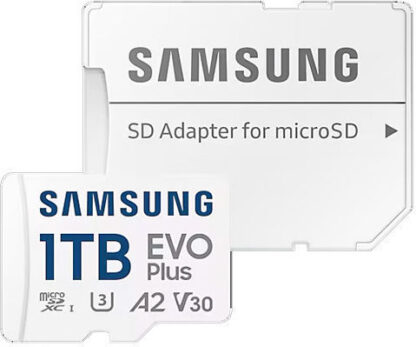Samsung Evo Plus microSDXC 1.0TB Class 10 U3 V30 A2 UHS-I με αντάπτορα