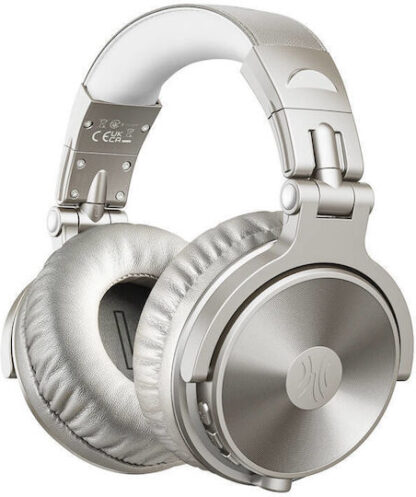 OneOdio Pro C Ασύρματα / Ενσύρματα Over Ear Ακουστικά με 80 ώρες Λειτουργίας Μπεζ A-AC12-01