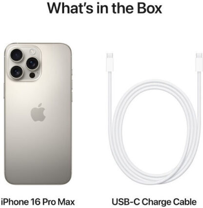 Apple iPhone 16 Pro Max 5G (8GB/1.0TB) Natural Titanium