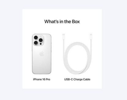 Apple iPhone 16 Pro 16 cm (6.3 ) Dual SIM iOS 18 5G USB Type-C 128 GB White