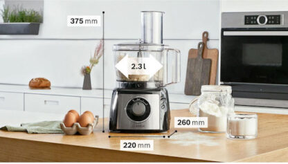 Bosch Πολυμίξερ 900W με Κάδο 2.3lt και Κανάτα Μπλέντερ Ασημί Κωδικός: MCM3PM386