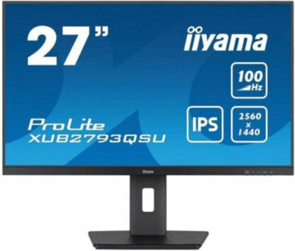 iiyama XUB2793QSU-B7 computer monitor 68.6 cm (27 ) 2560 x 1140 pixels Wide Quad HD LED Black