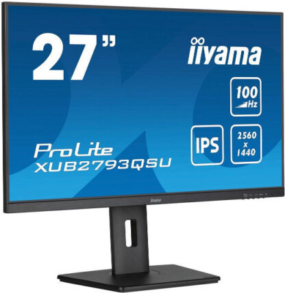 iiyama XUB2793QSU-B7 computer monitor 68.6 cm (27 ) 2560 x 1140 pixels Wide Quad HD LED Black