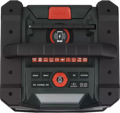 Metabo RC 12-18 Επιτραπέζιο Ραδιόφωνο DAB+ με Bluetooth Μαύρο