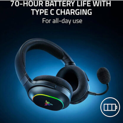 Razer Barracuda X Chroma Ασύρματο Over Ear Gaming Headset με σύνδεση Bluetooth / USB