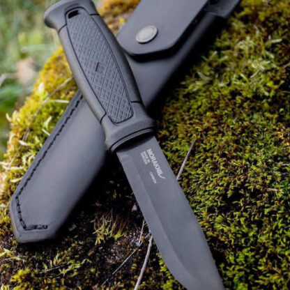 Morakniv Garberg Μαχαίρι Μαύρο με Λάμα από Ατσάλι σε Θήκη Κωδικός: 13100