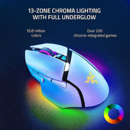 Razer Basilisk V3 Pro 35K Ασύρματο RGB Gaming Ποντίκι 35000 DPI Λευκό